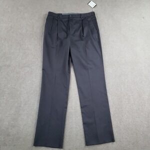 Paul Fredrick Impeccable Pants Men 40x36 Unhemmed Gray Dress Pleated Classic Fit